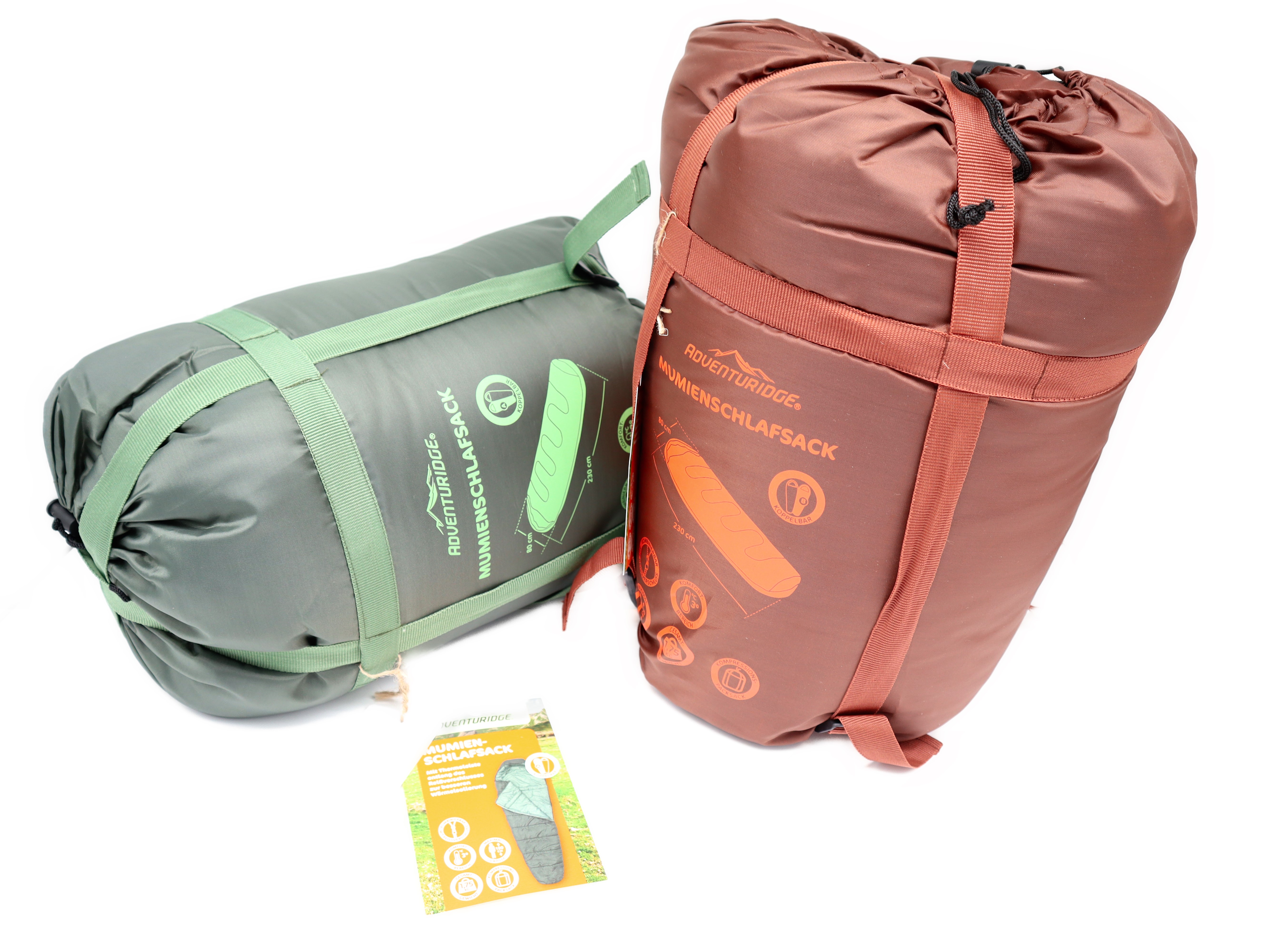 Outdoor: Camping & Co. :: ADVENTURIDGE Mumien-Schlafscke in 2 Farben